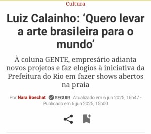 GENTE, da Revista VEJA - 