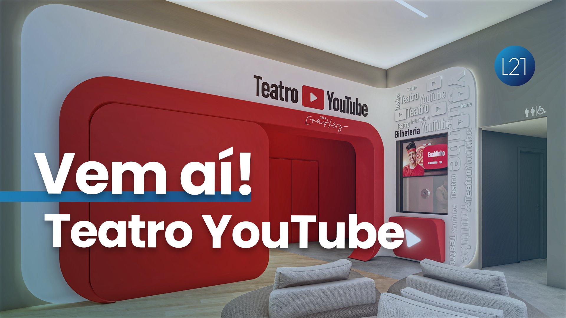YouTube, Magalu e L21 Corp anunciam Teatro YouTube