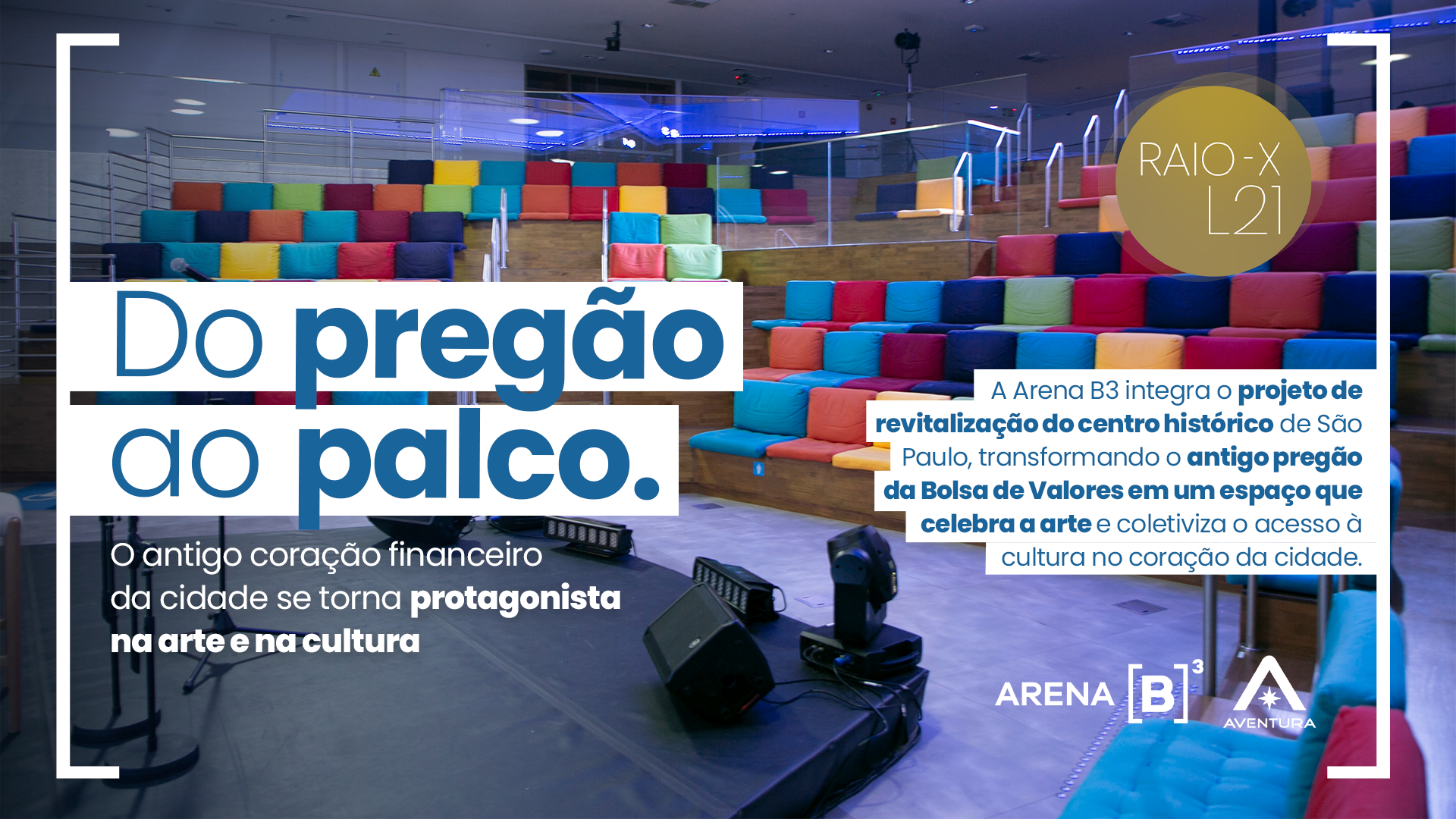 Arena B3: do pregão ao palco