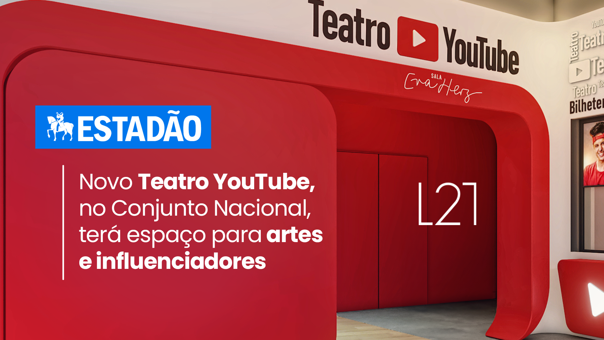 São Paulo ganha mais um teatro: o Teatro Youtube
