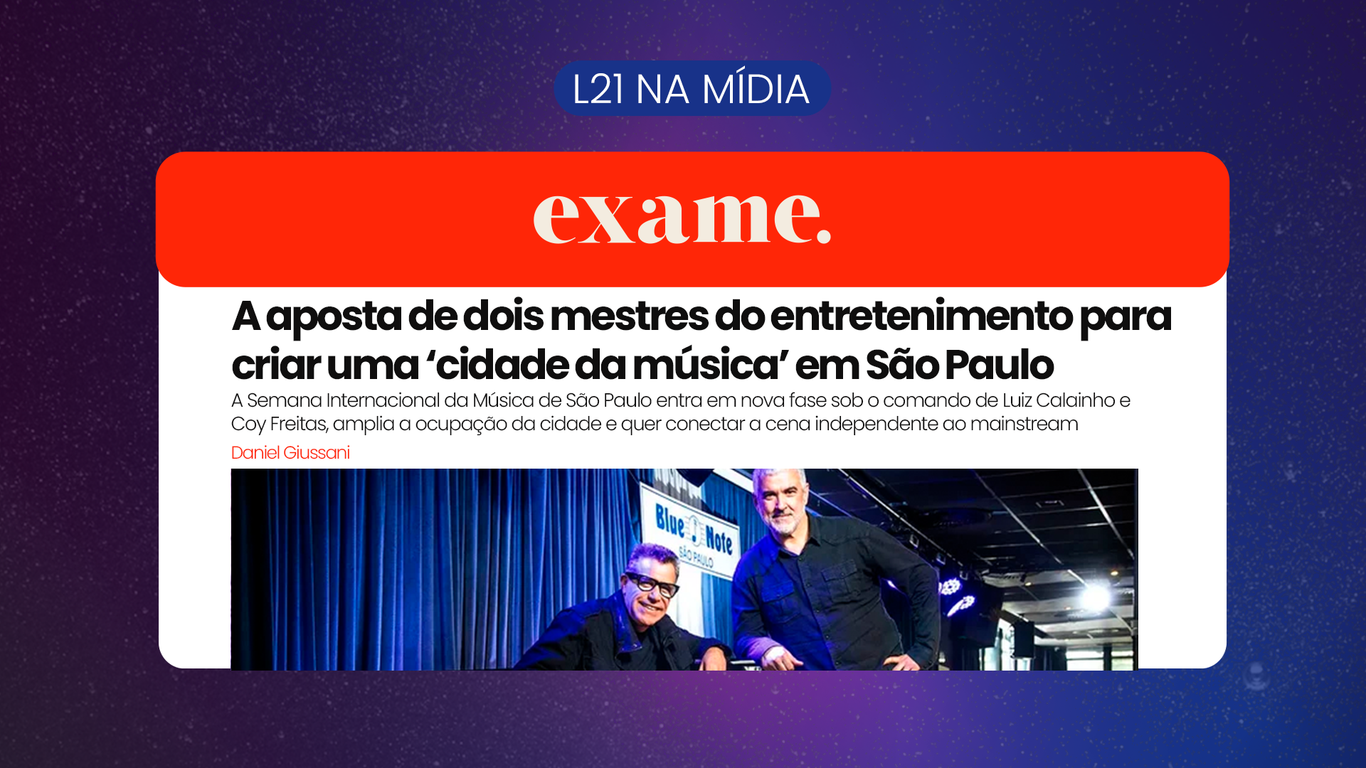 SIM São Paulo é destaque na Revista Exame